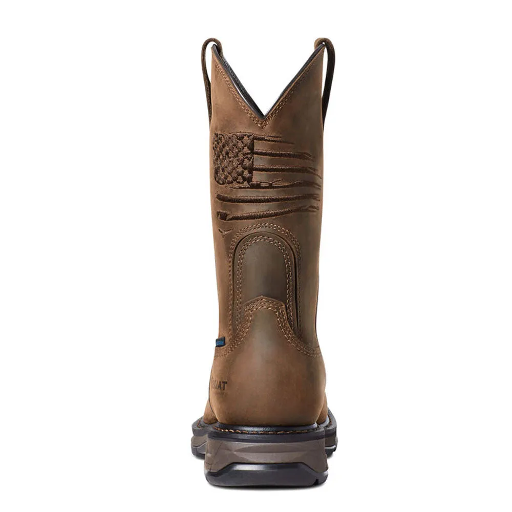 10036002 Ariat Men's Workhog XT Partriot H2O Carbon Toe Work Boot