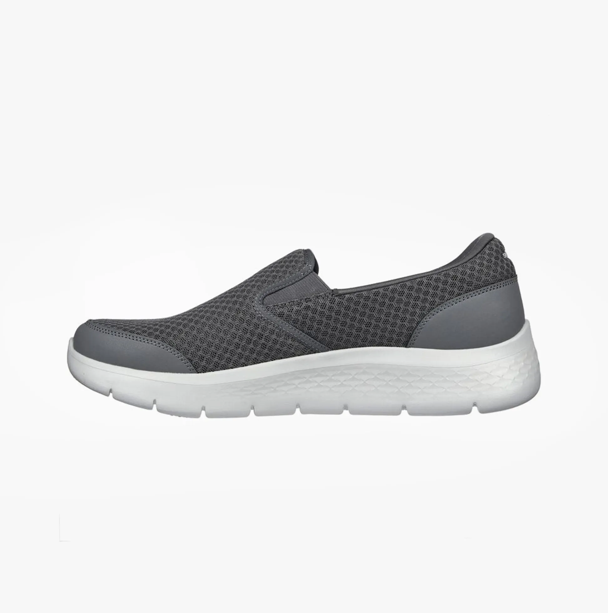 216485 GO WALK FLEX - REQUEST Mens Slip On Shoes Grey