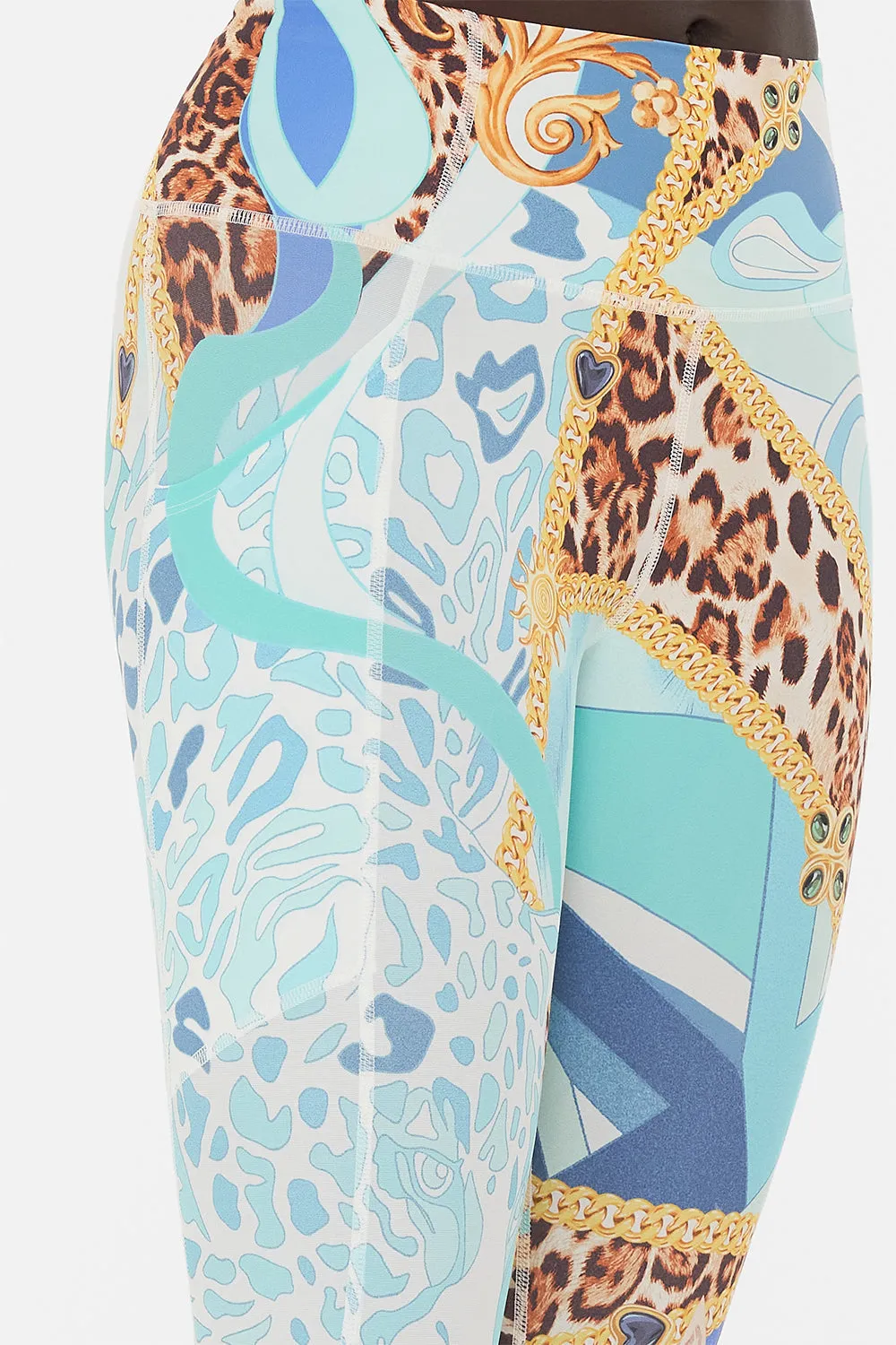 ACTIVE LEGGING WITH SIDE POCKET SKY CHEETAH