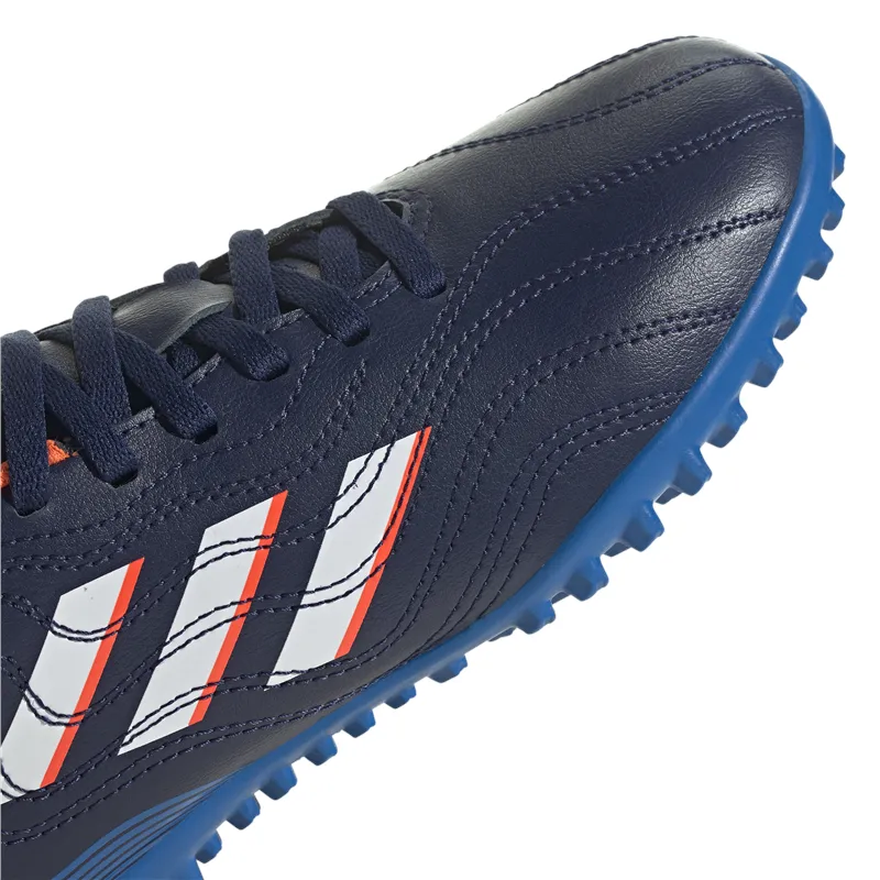 adidas Copa Sense.4 Turf Football Boots - Youth - Navy Blue/White/Blue Rush