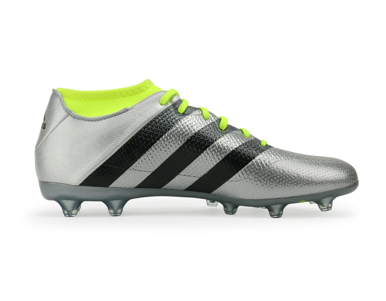 adidas Men's ACE 16.2 Primemesh FG/AG Silver Metalic/Core Black/Solar Yellow