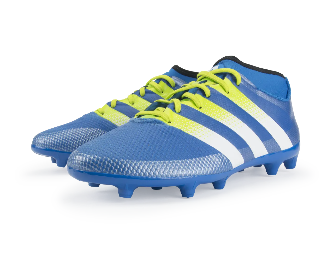 adidas Men's ACE 16.3 Primemesh FG/AG Blue/White/Solar Slime