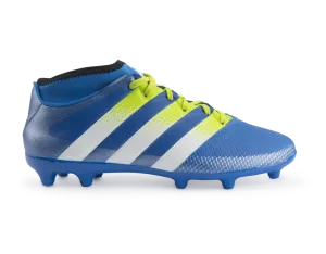 adidas Men's ACE 16.3 Primemesh FG/AG Blue/White/Solar Slime