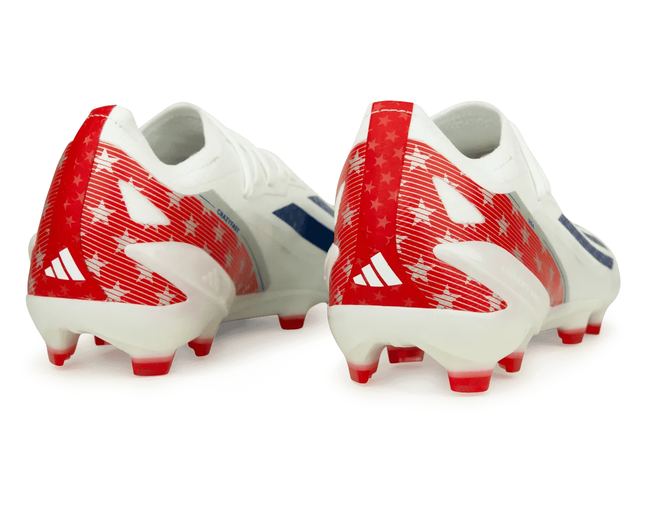 adidas Men's X Crazyfast USA.1 FG White/Red