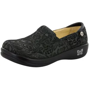 Alegria Keli Slip-On Black Embossed Paisley (Women's)