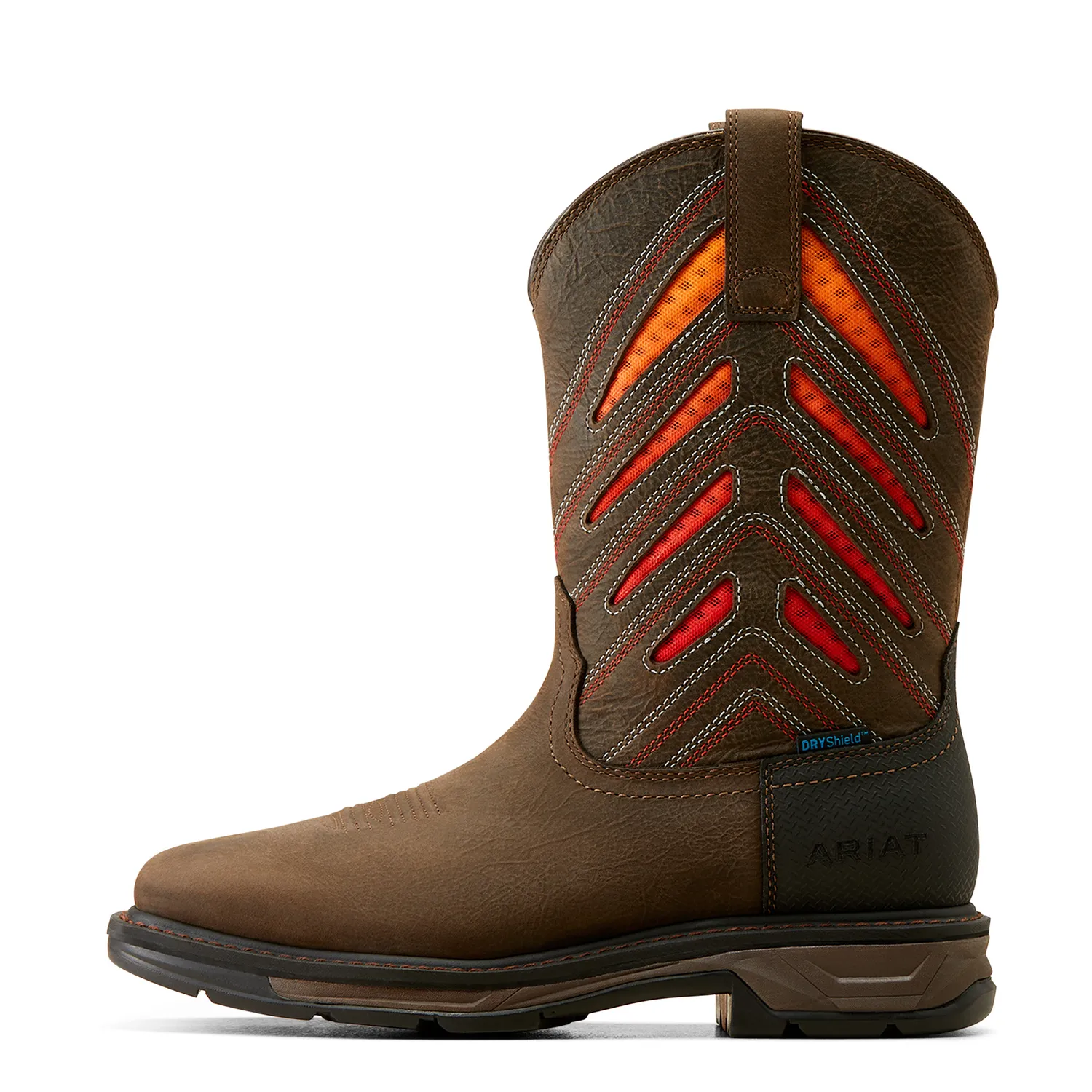 Ariat Men's H20 Workhog XT Venttek Boot - Iron Coffee/Sunset