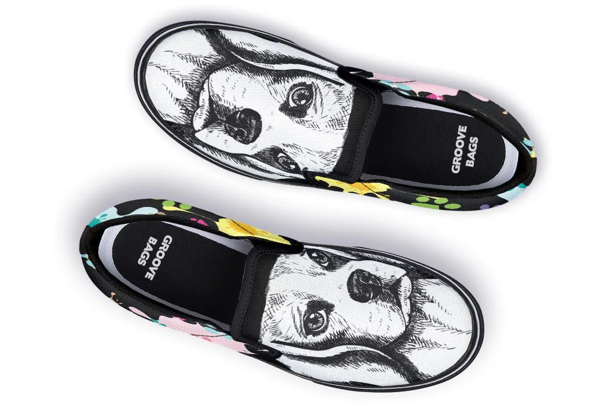 Artsy Beagle Slip-On Shoes