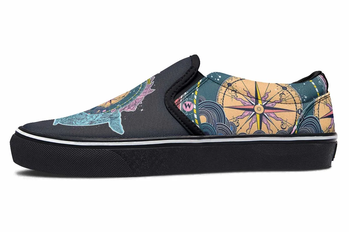 Artsy Compass Slip-On Shoes