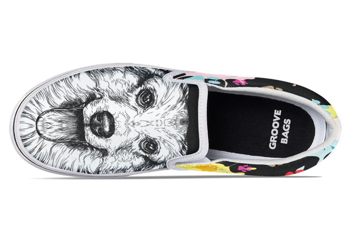 Artsy Corgi Slip-On Shoes