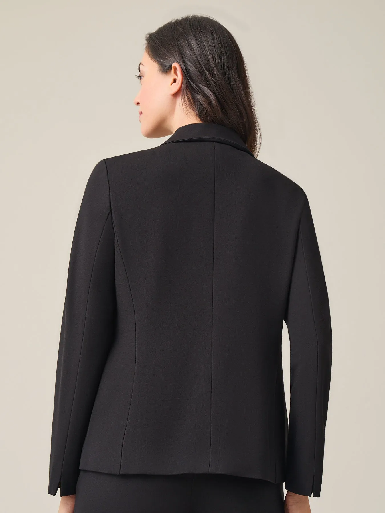 Ava Jacket, Iconic Stretch Crepe