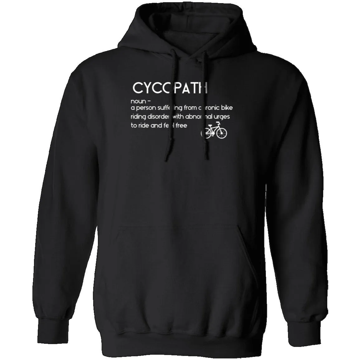 Bicyclist Cycopath Definition T-Shirt