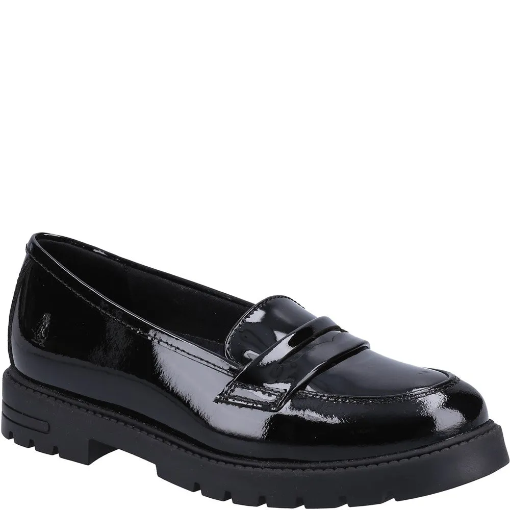 Black Hazel Patent Senior School Shoes