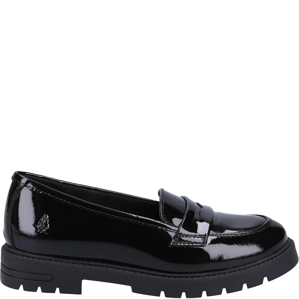 Black Hazel Patent Senior School Shoes