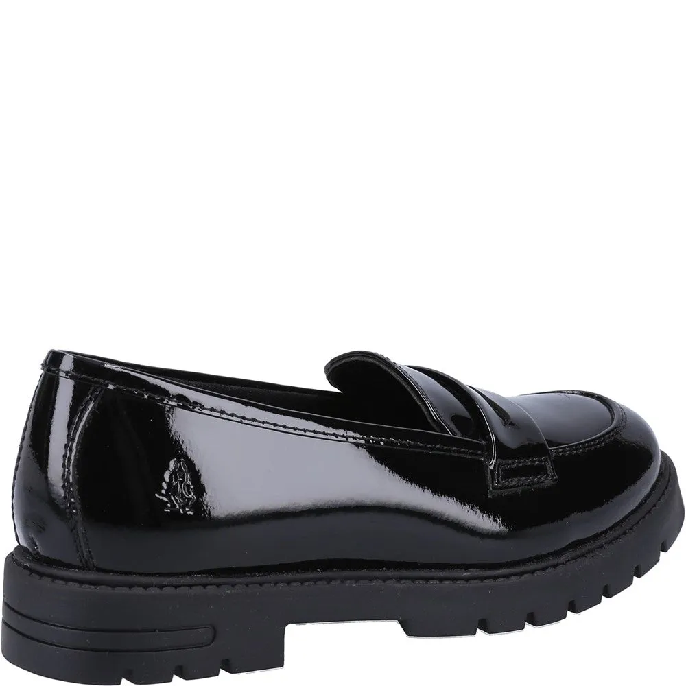 Black Hazel Patent Senior School Shoes