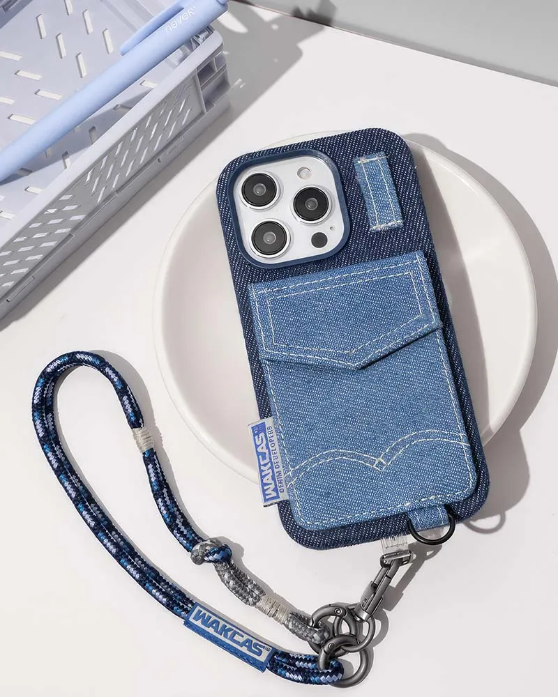 Blue Jeans Case With Card Pocket (iPhone 13/14/15 Series)