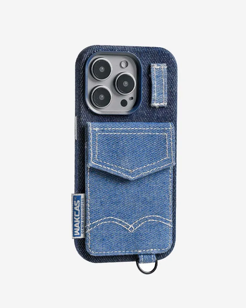 Blue Jeans Case With Card Pocket (iPhone 13/14/15 Series)