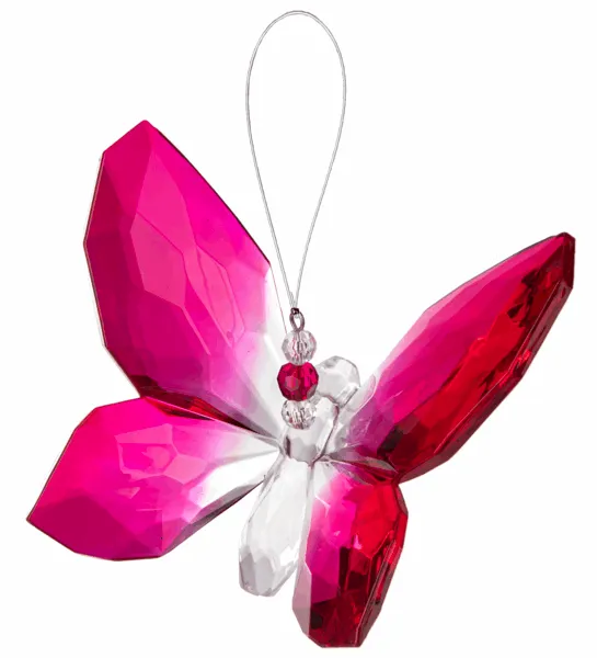 Brilliant Acrylic Butterfly: 5"x3" Versatile Decor for Holidays and Everyday Elegance