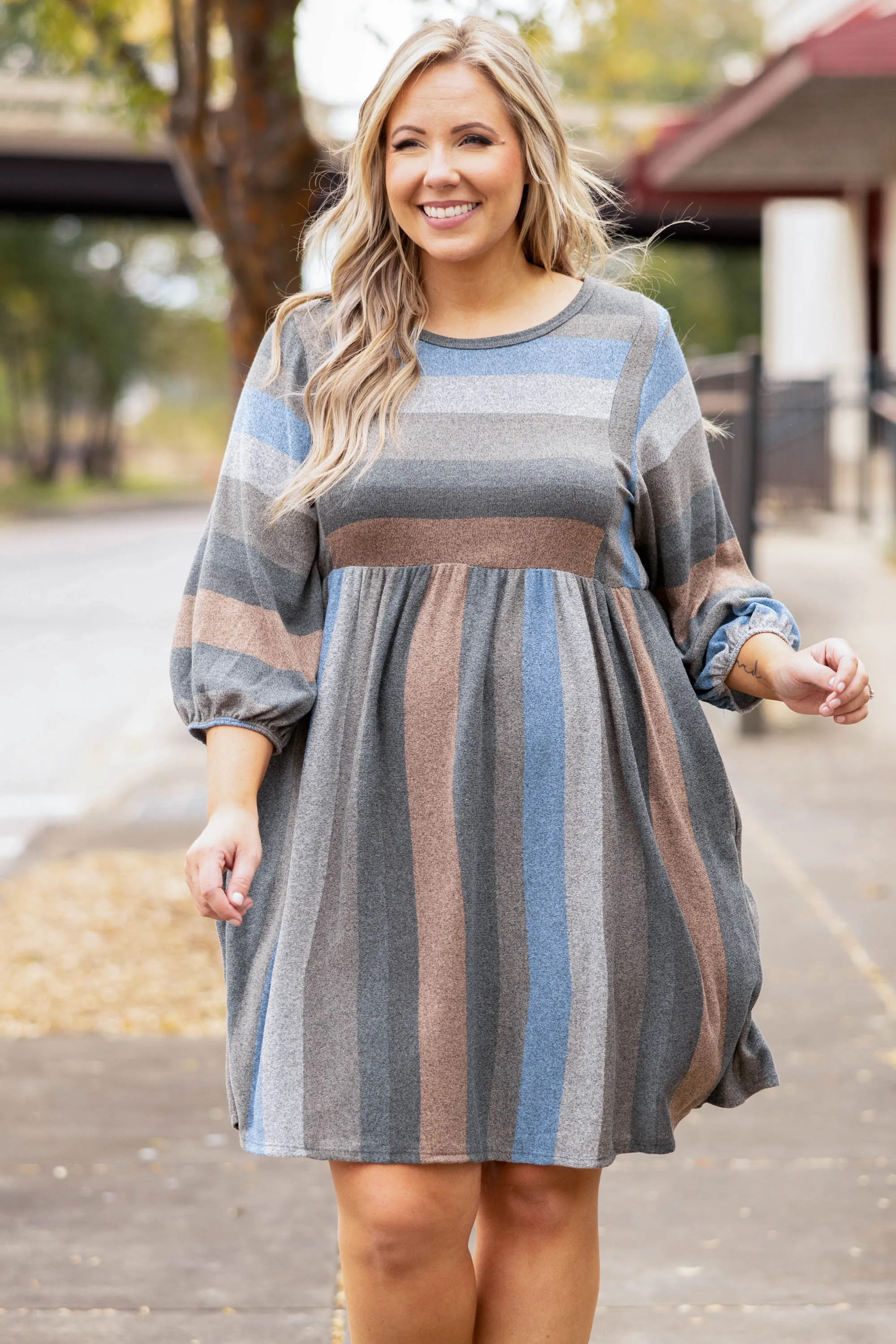 Bring Back The Moments Dress, Sage Mocha