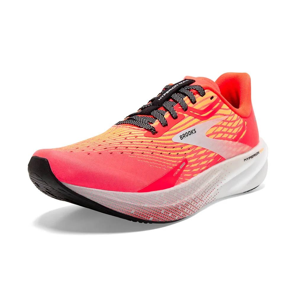 Brooks Hyperion Max (Mens) - Fiery Coral/Orange Pop/Blue