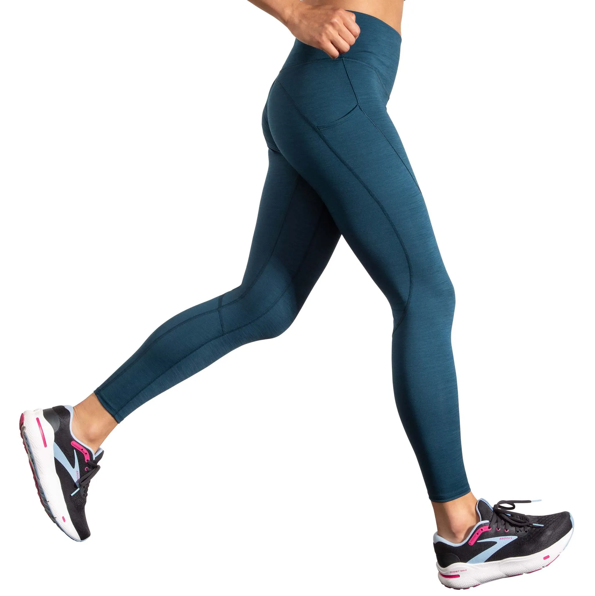 Brooks | Women's Spark Tight - Heather Ocean Drive