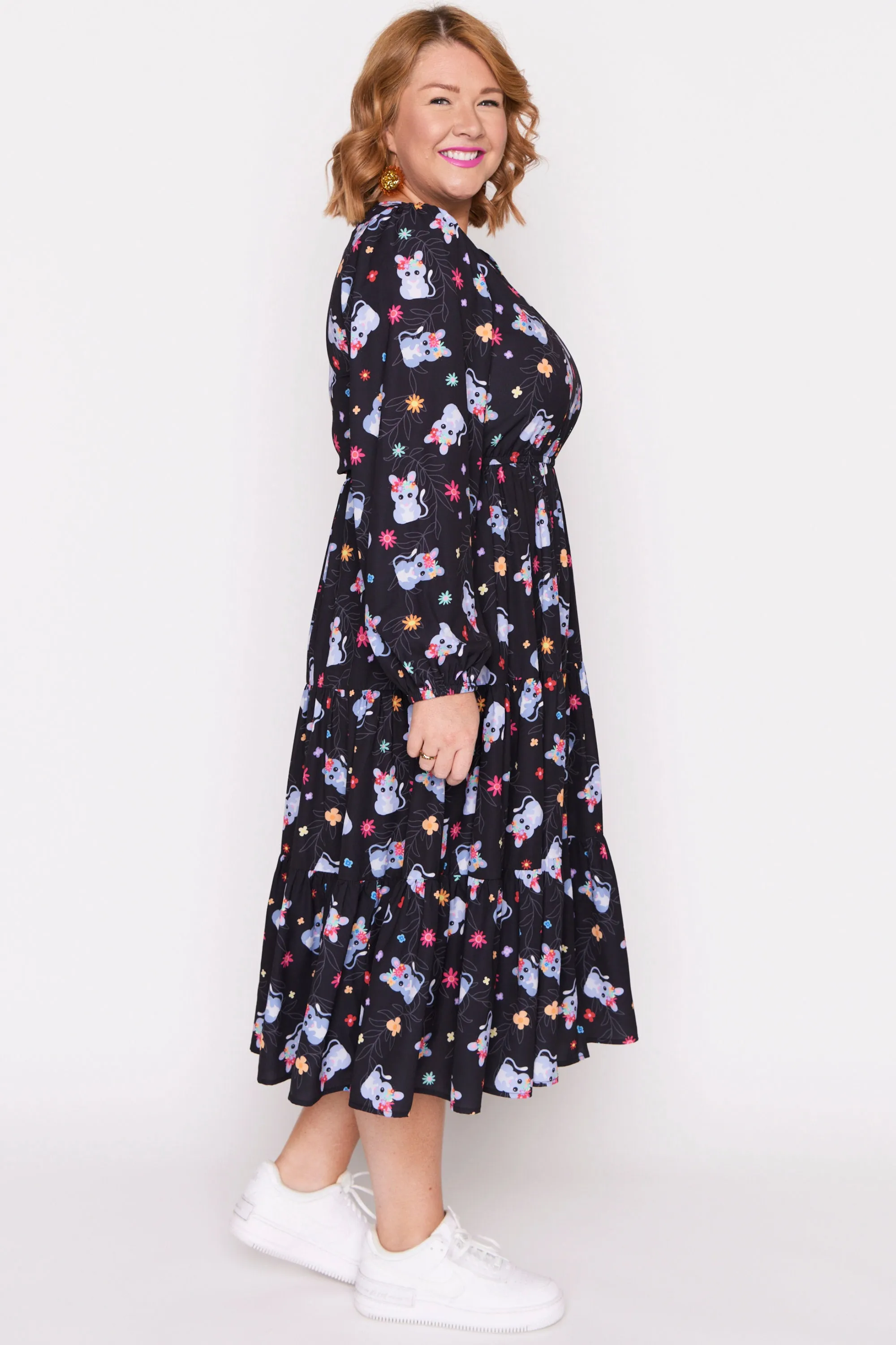 Charity Bilby Blossom Long Sleeve Dress