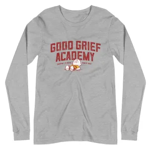 Charlie Brown Good Grief Academy Adult Long Sleeve T-Shirt