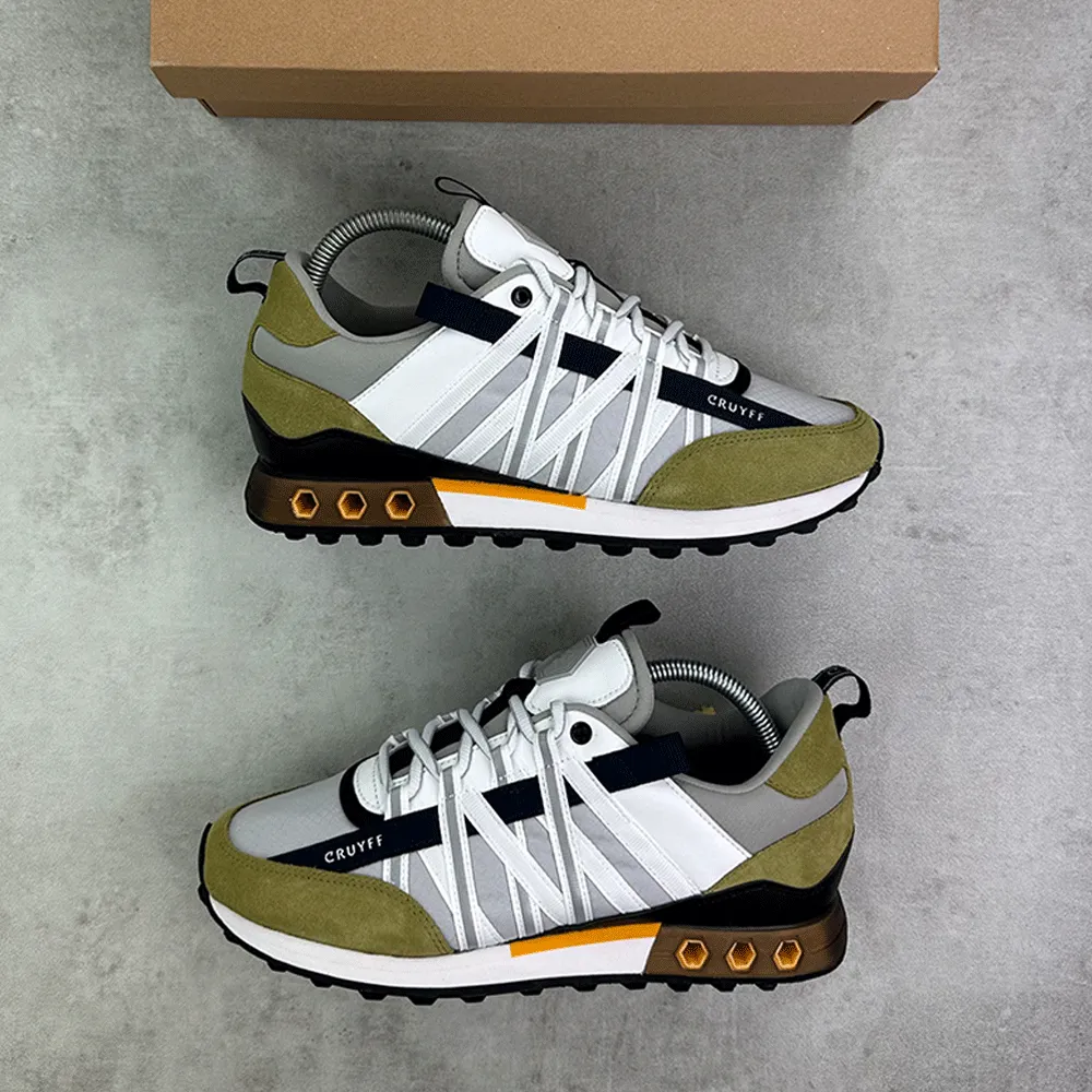 Cruyff Fearia Trainer Light Grey/ Green