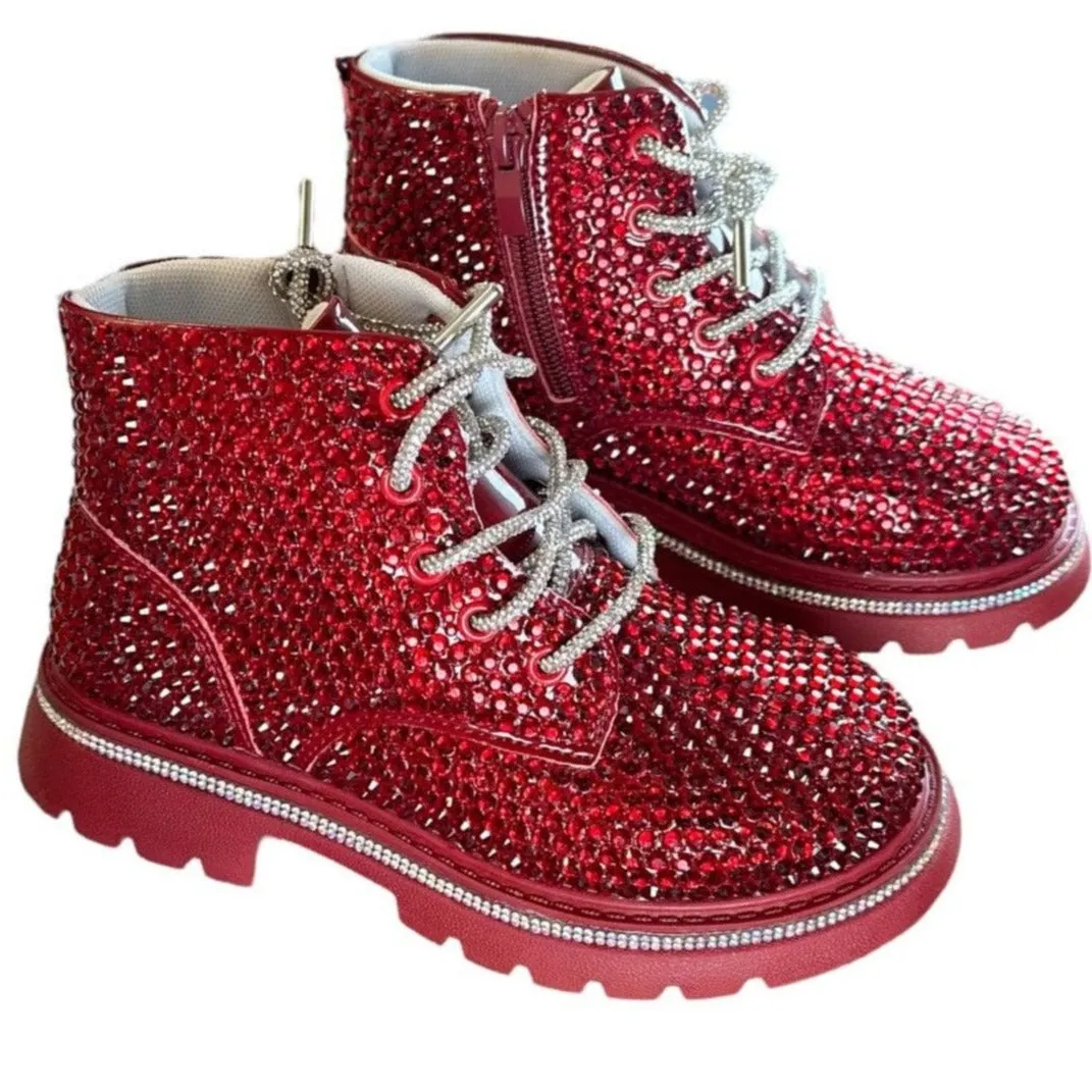 Crystal Ruby Boots