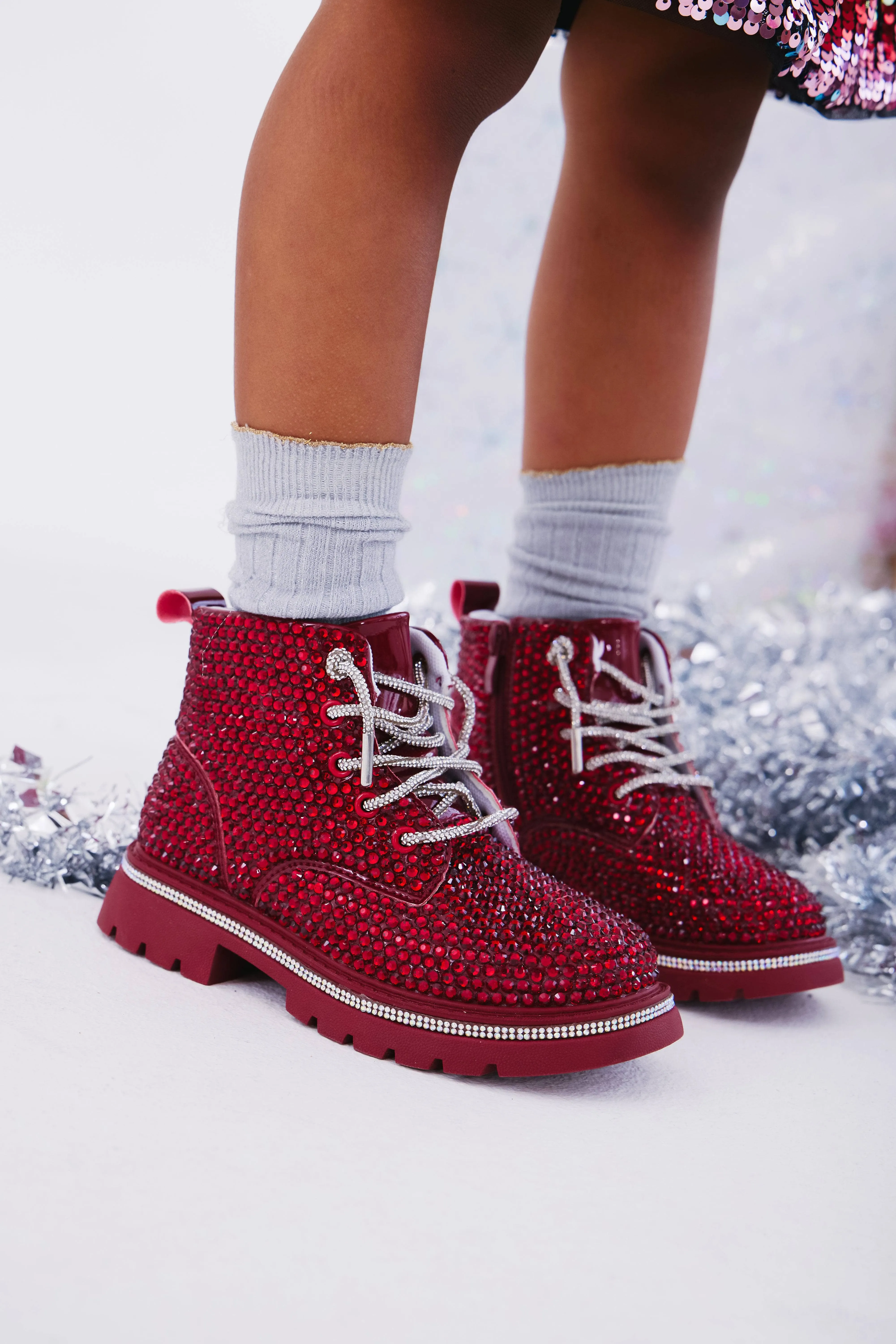 Crystal Ruby Boots