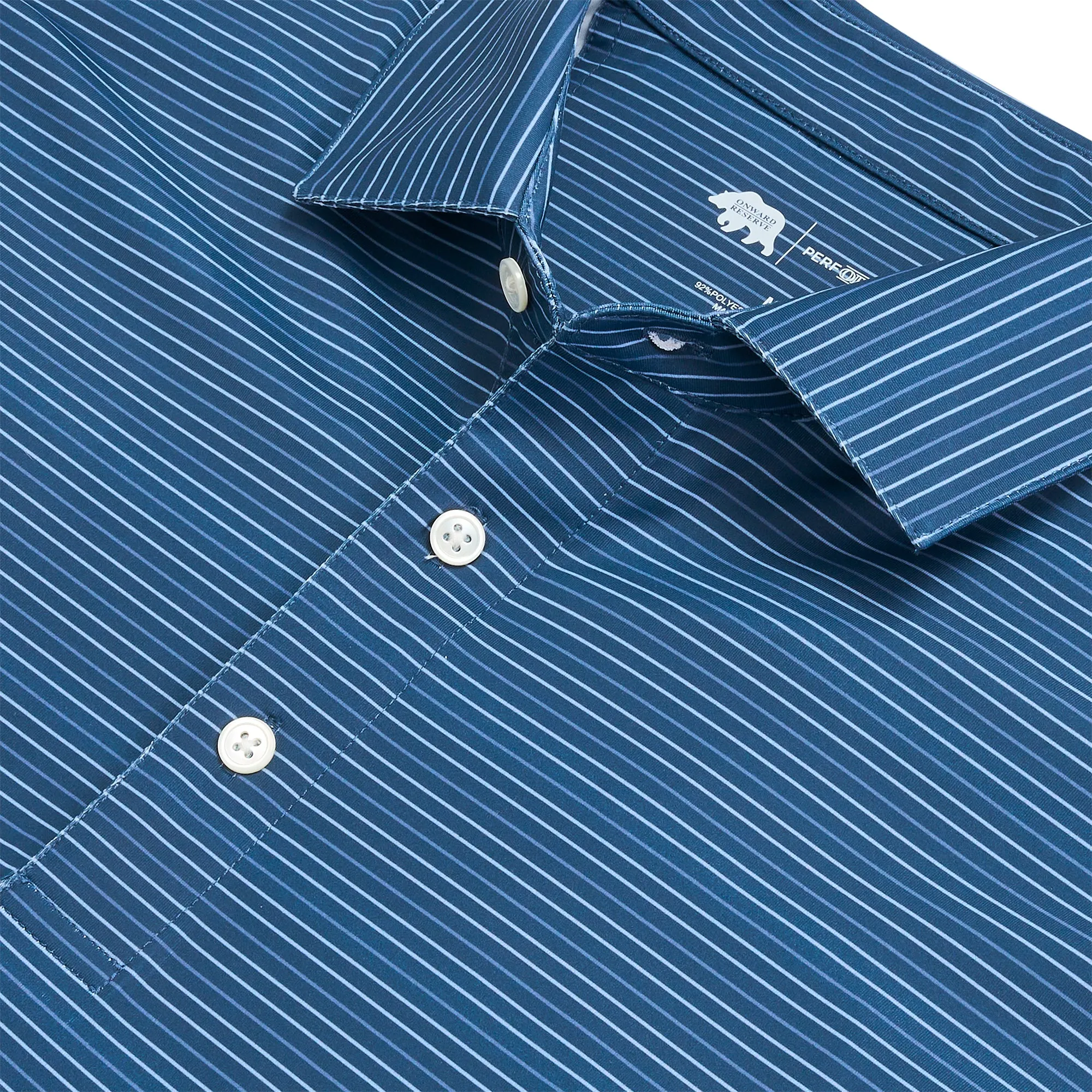 Driver Stripe Performance Polo - Endless Sky