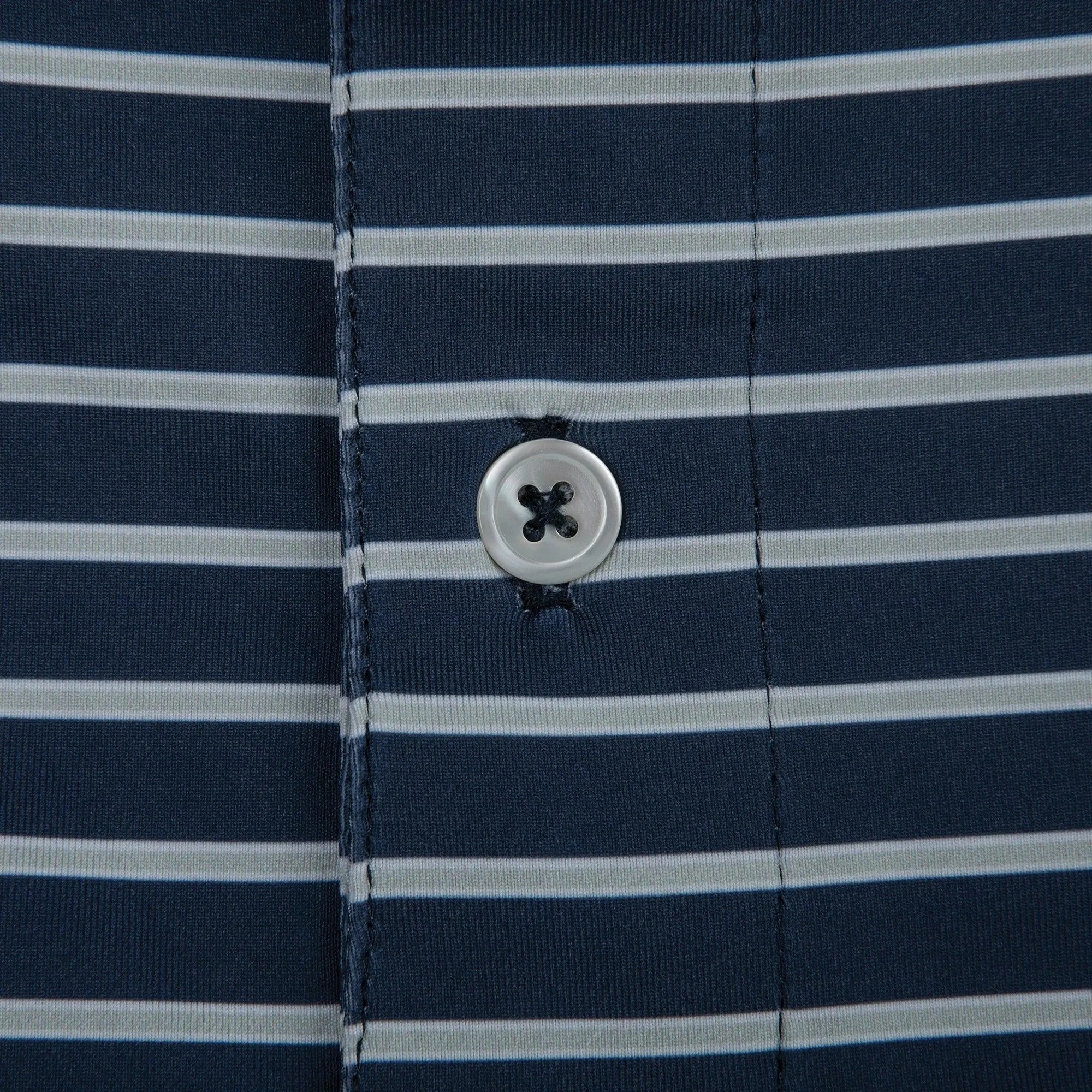 Eagle Stripe Performance Polo - Vintage Indigo/Smoke