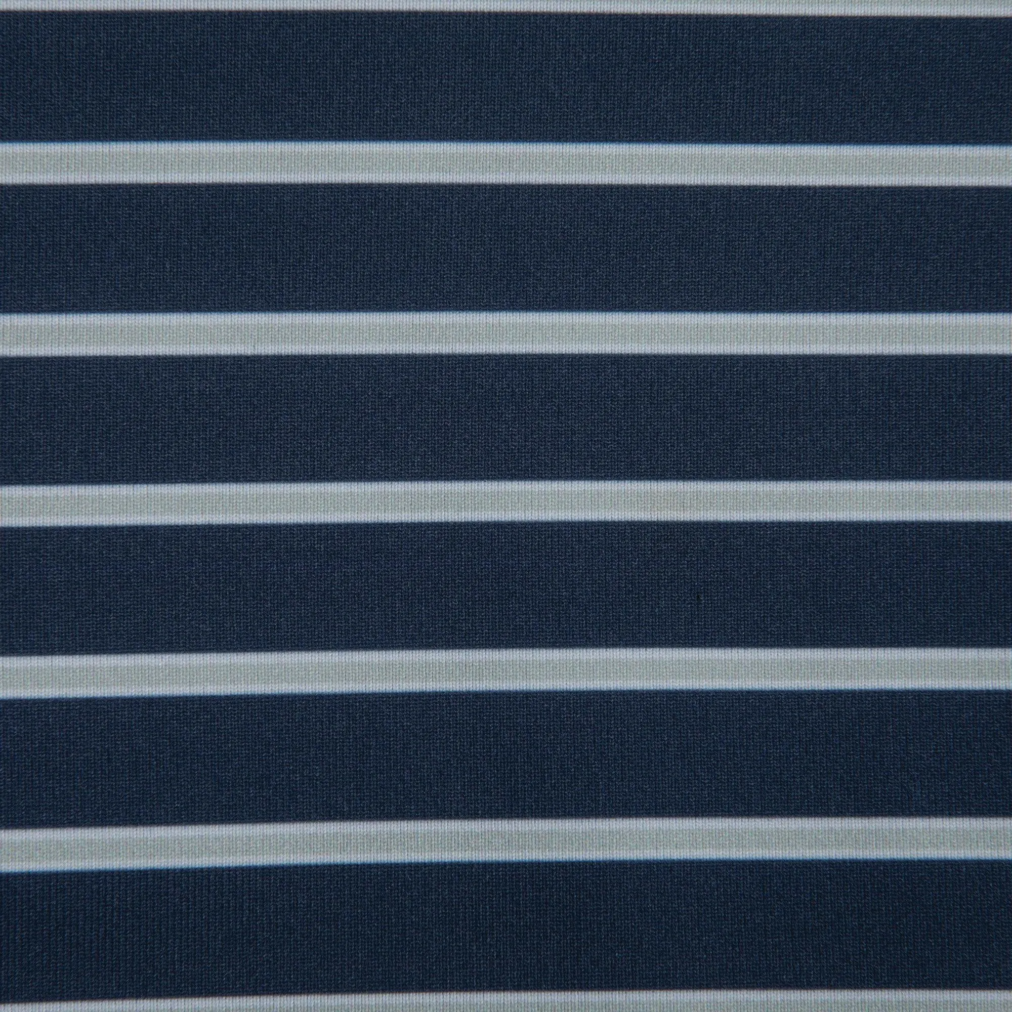 Eagle Stripe Performance Polo - Vintage Indigo/Smoke