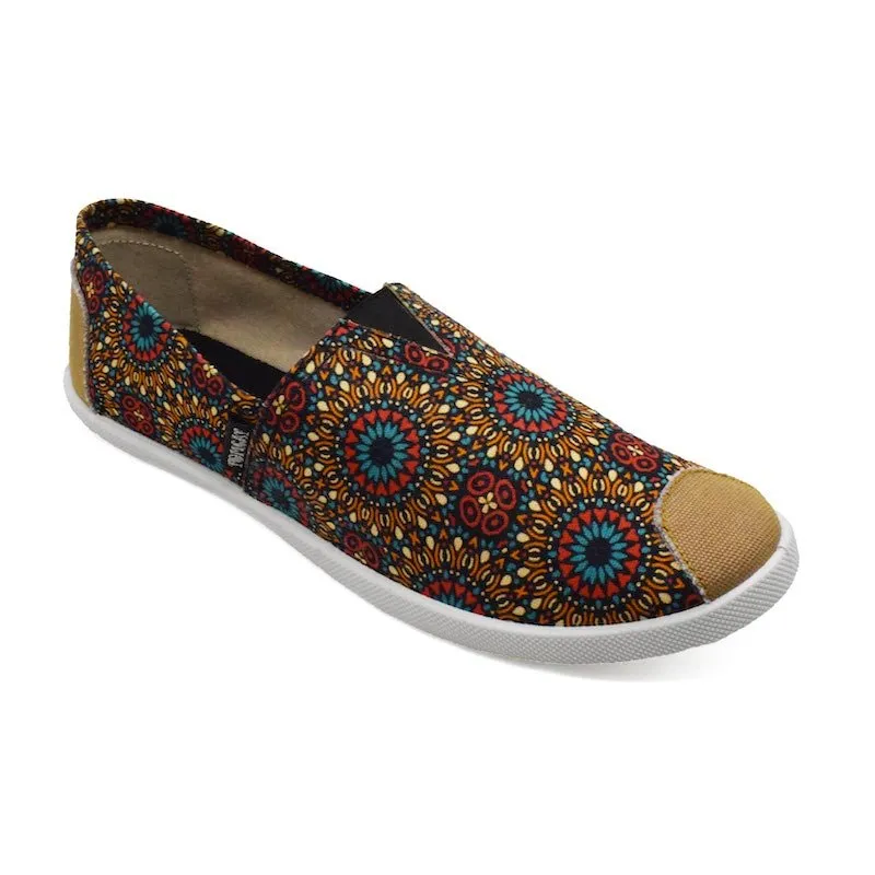 Emmy Chapisha Canvas Shoes - Multi Green