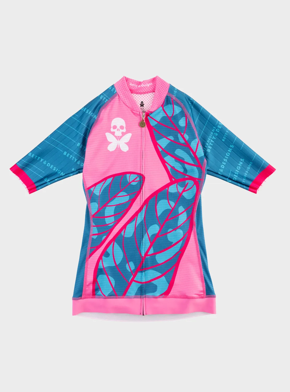 Fantasy Tropical Race Fit Cycle Jersey Leaf