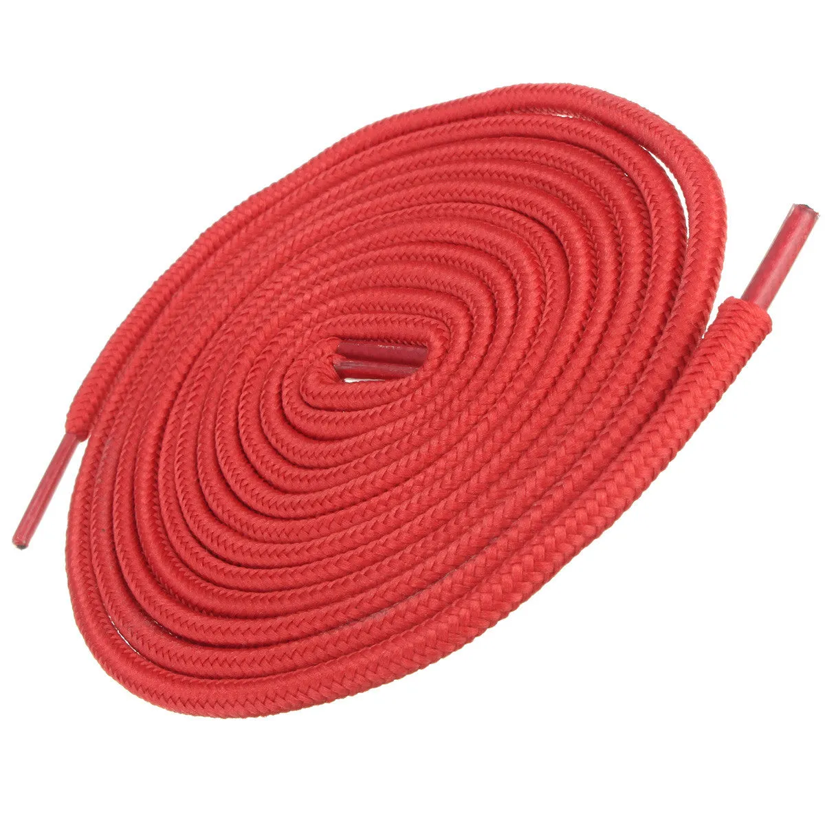 [Firebird Red] - Round Nylon Hiking Work Boot Shoelaces