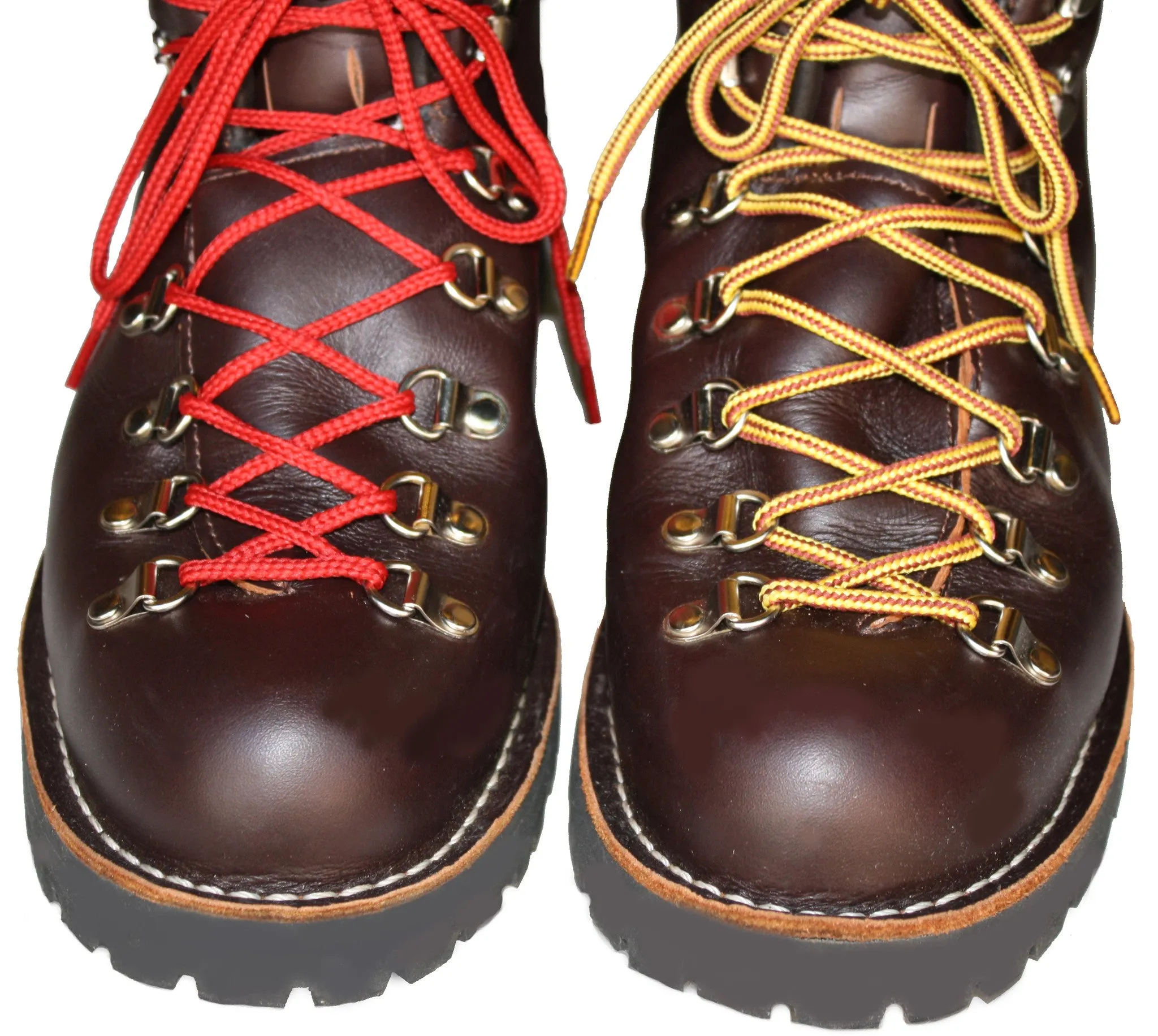 [Firebird Red] - Round Nylon Hiking Work Boot Shoelaces