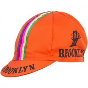 Giordana Brooklyn Cycling Cap w- Stripes – Orange