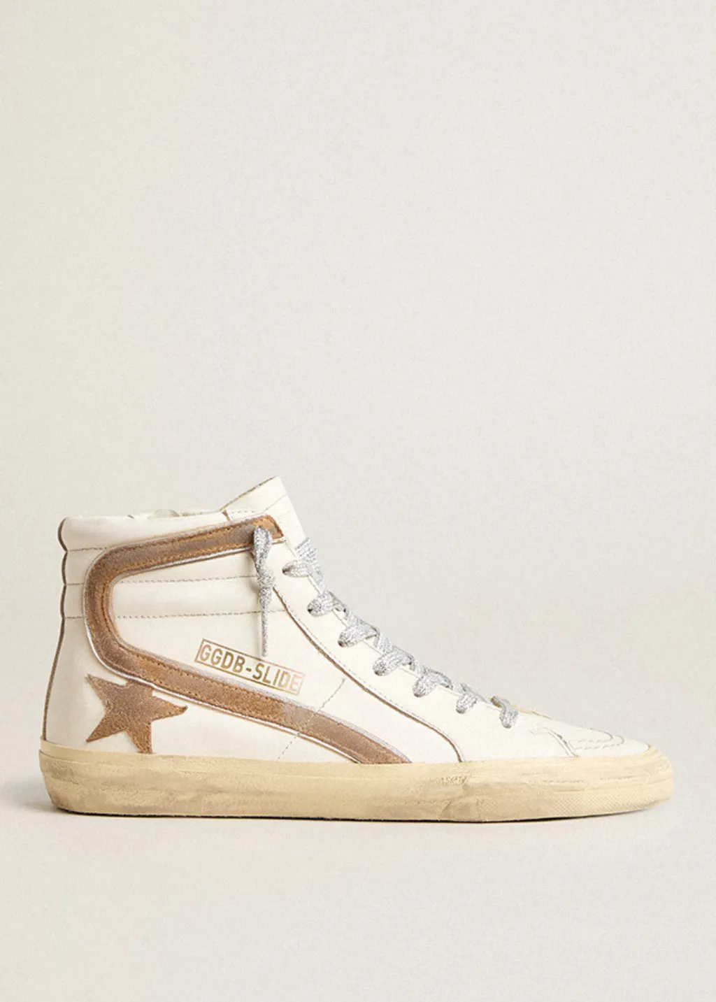 Golden Goose Deluxe Brand Slide Sneakers in White