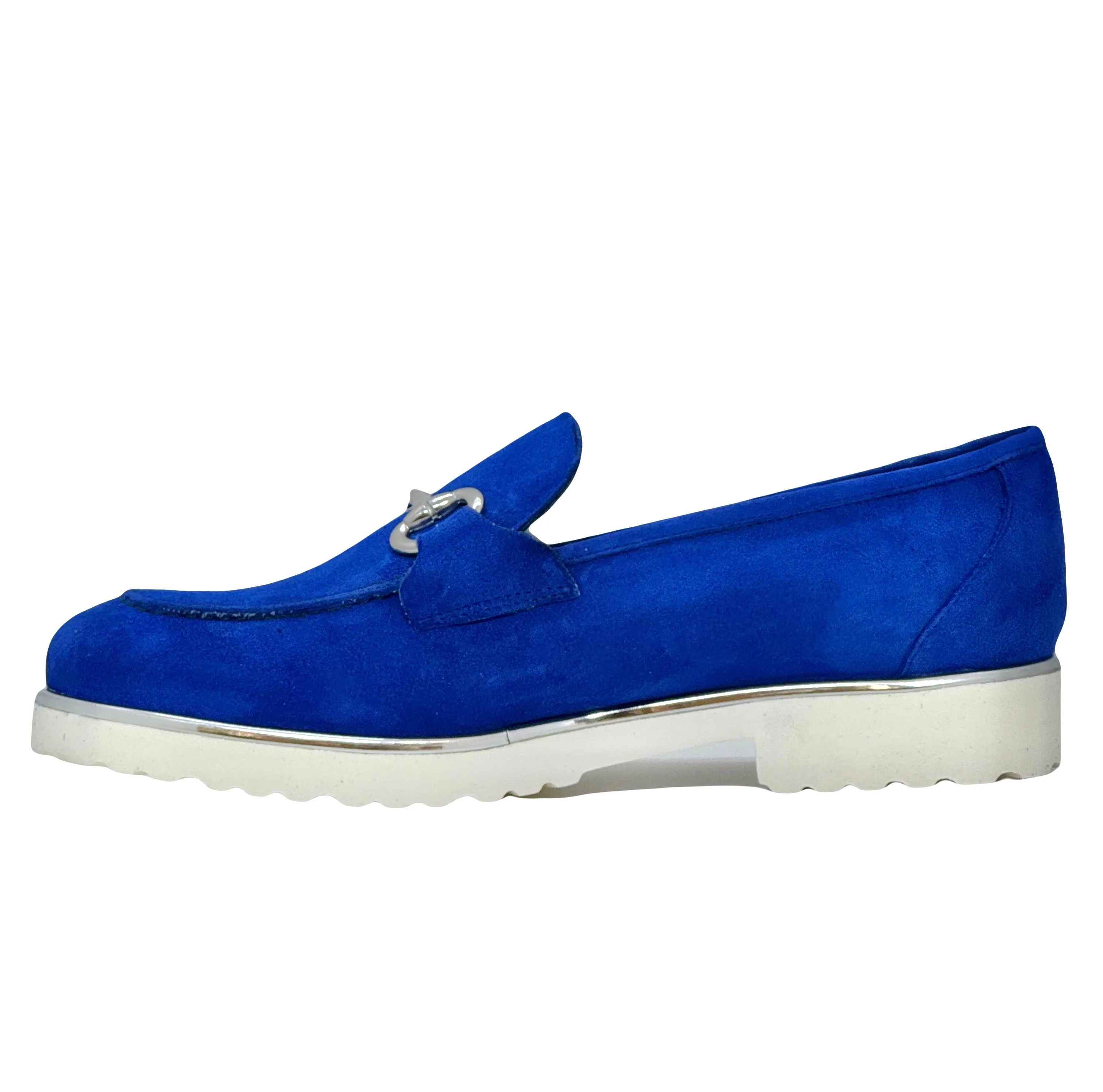 HB Ladies Suede Trim Moccasin