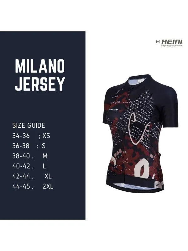 Heini MILANO 389 Womens Short Sleeve Cycling Jersey