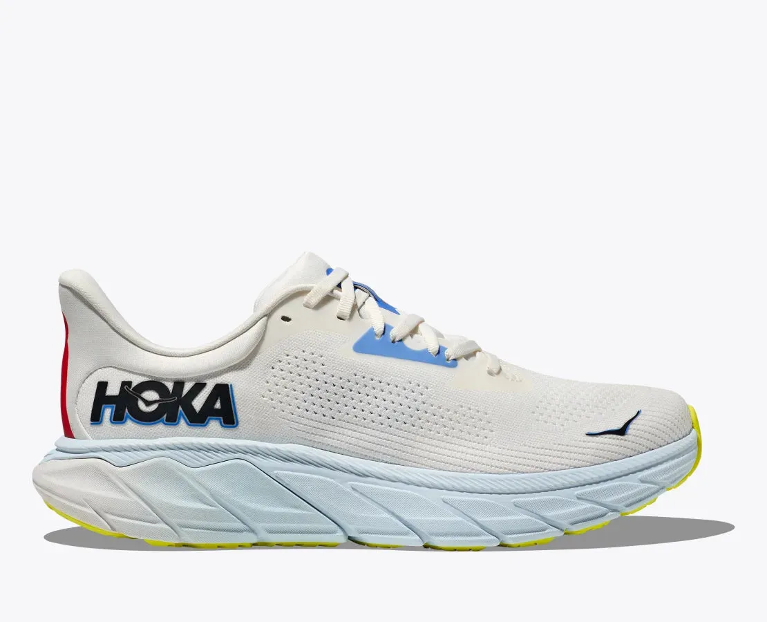 Men's Hoka Arahi 7 (Blanc De Blanc/Virtual Blue)