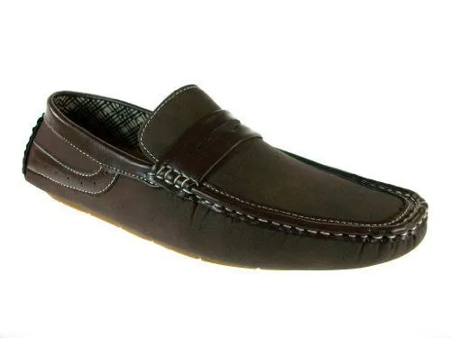 Men's L-333 Casual Moccasin Slip On Penny Loafer Shoes