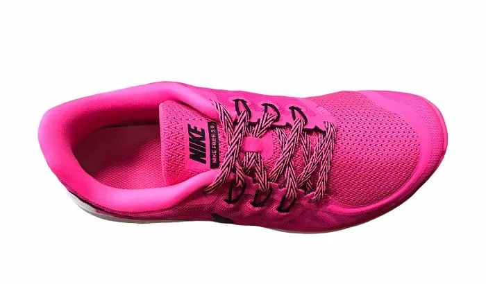 Nike girls gym shoe Free 5.0 GS 725114 600 pink pow-black