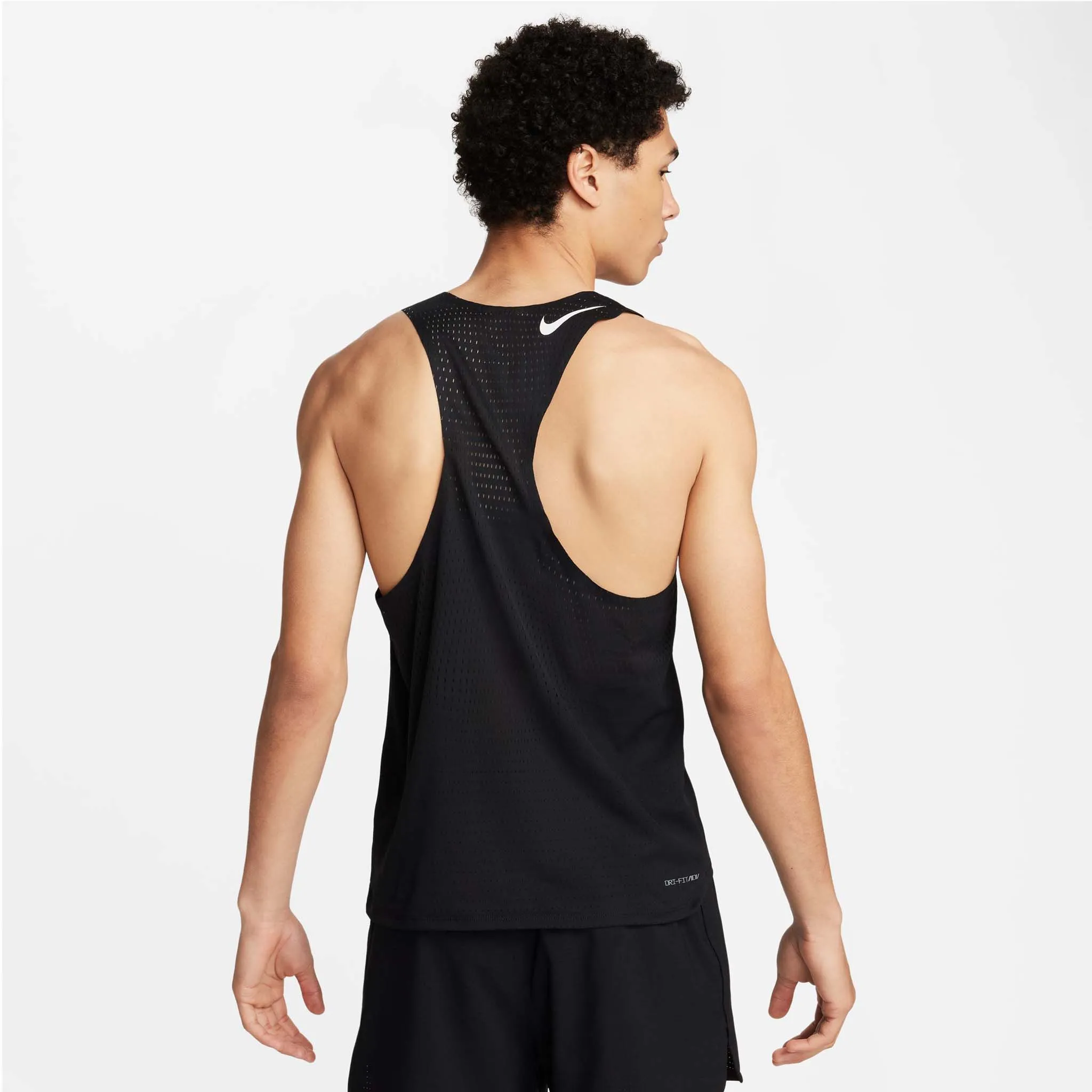 Nike | Men's AeroSwift Dri-FIT ADV Running Singlet - Black/Summit White