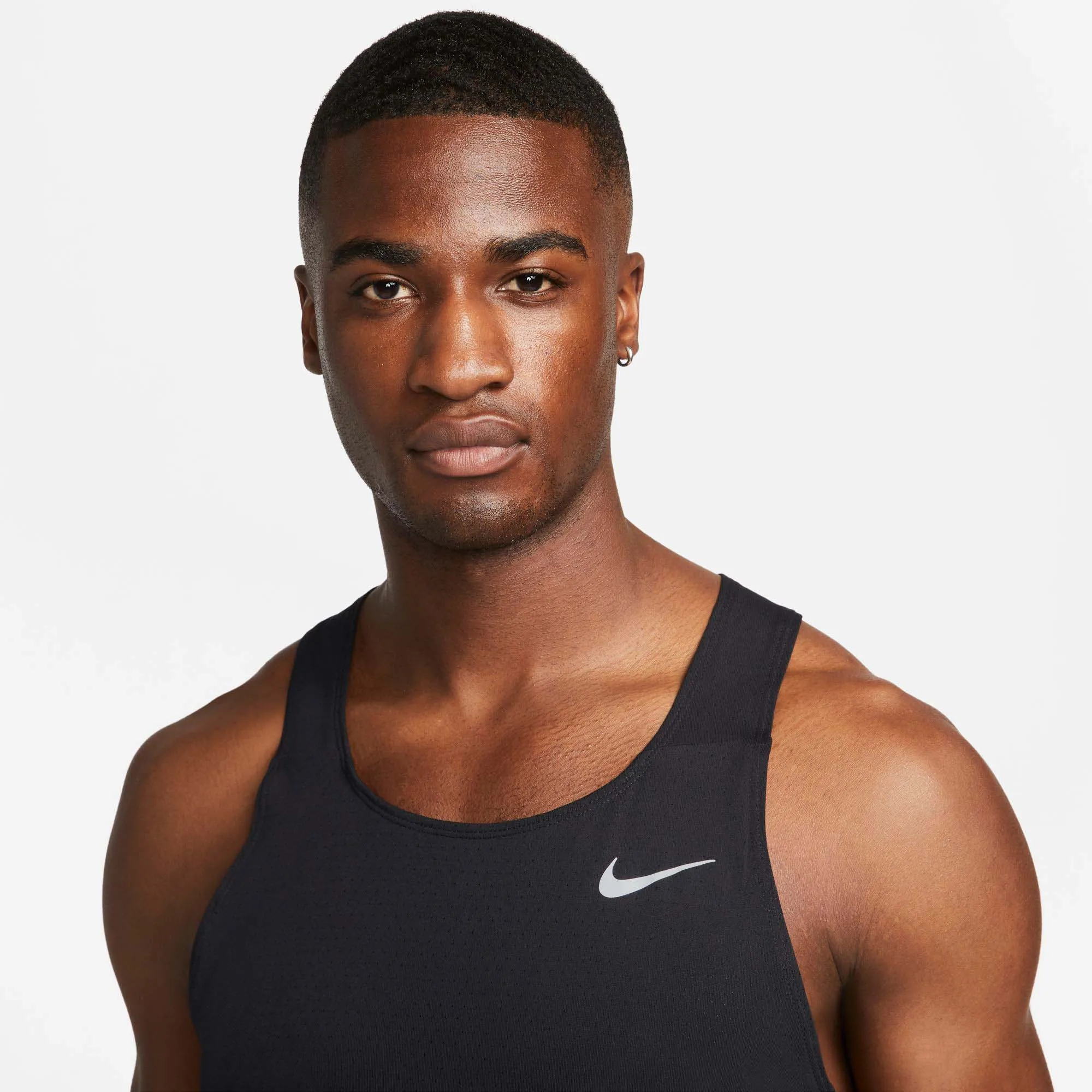 Nike | Men's Dri-FIT Fast Racing Singlet - Black