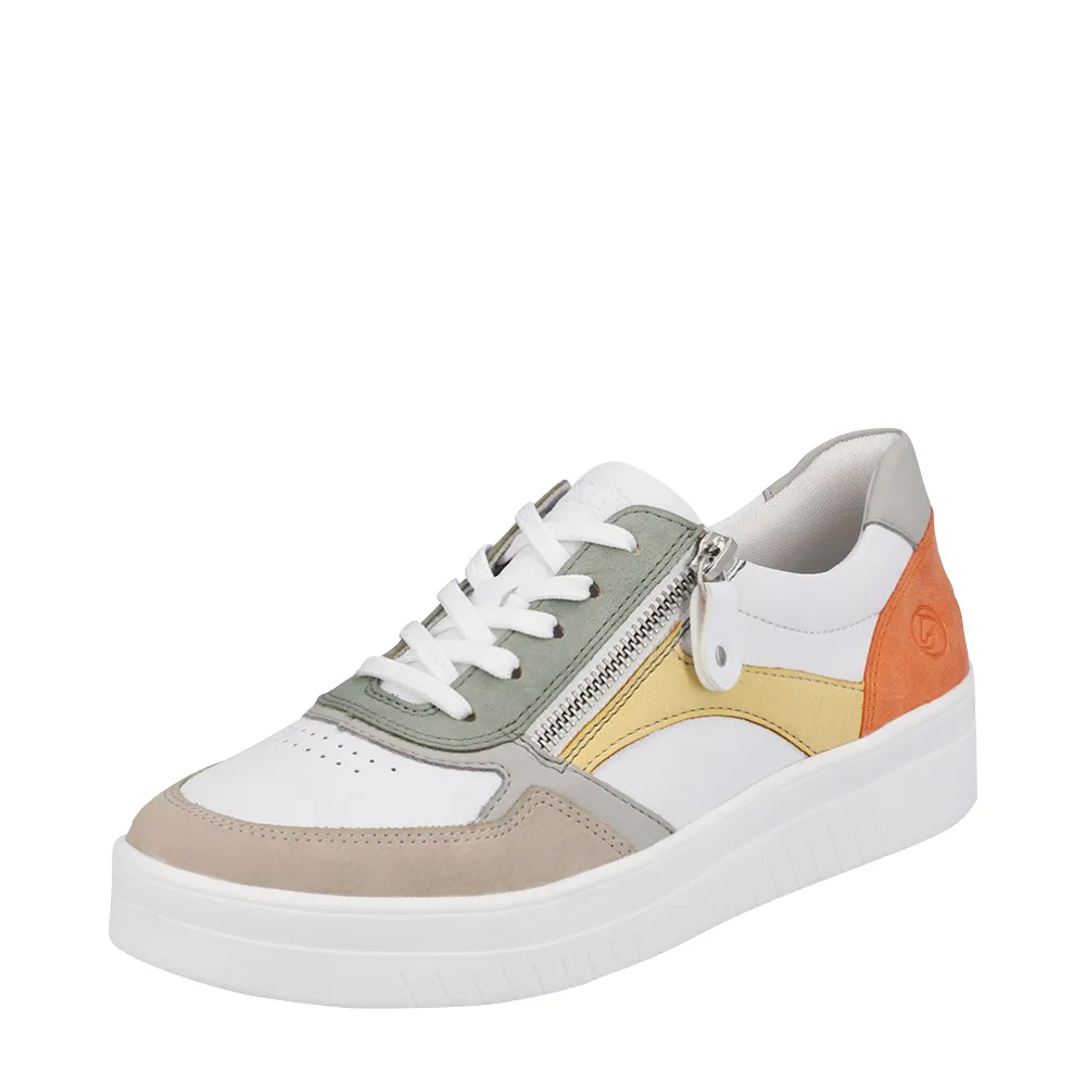 Remonte Women's Kendra 01 Sneakers in White Multi