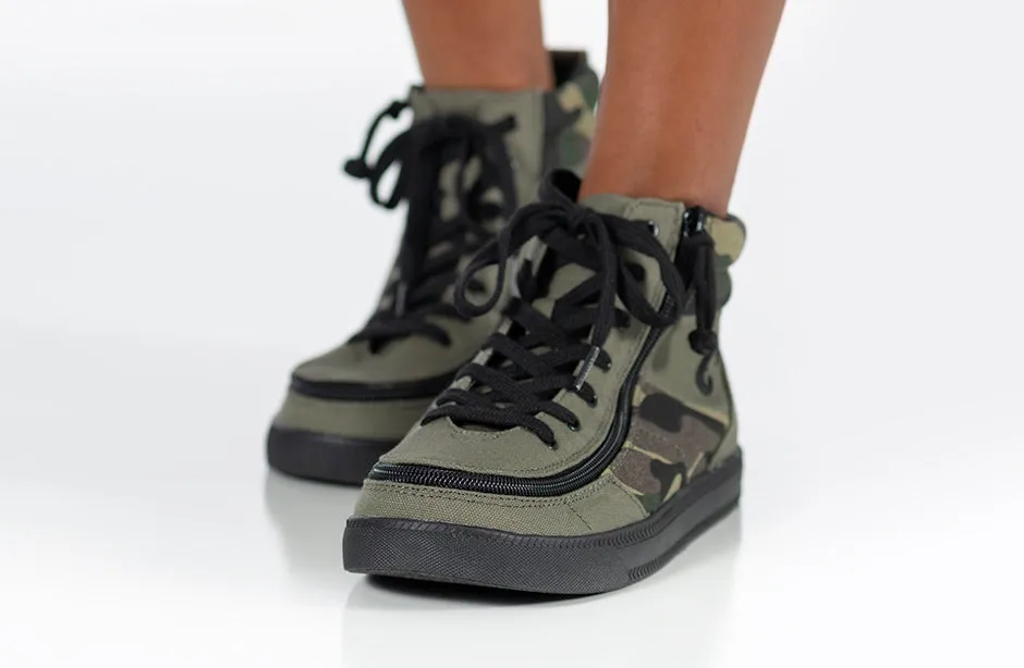 SALE - Olive Camo BILLY Street High Tops