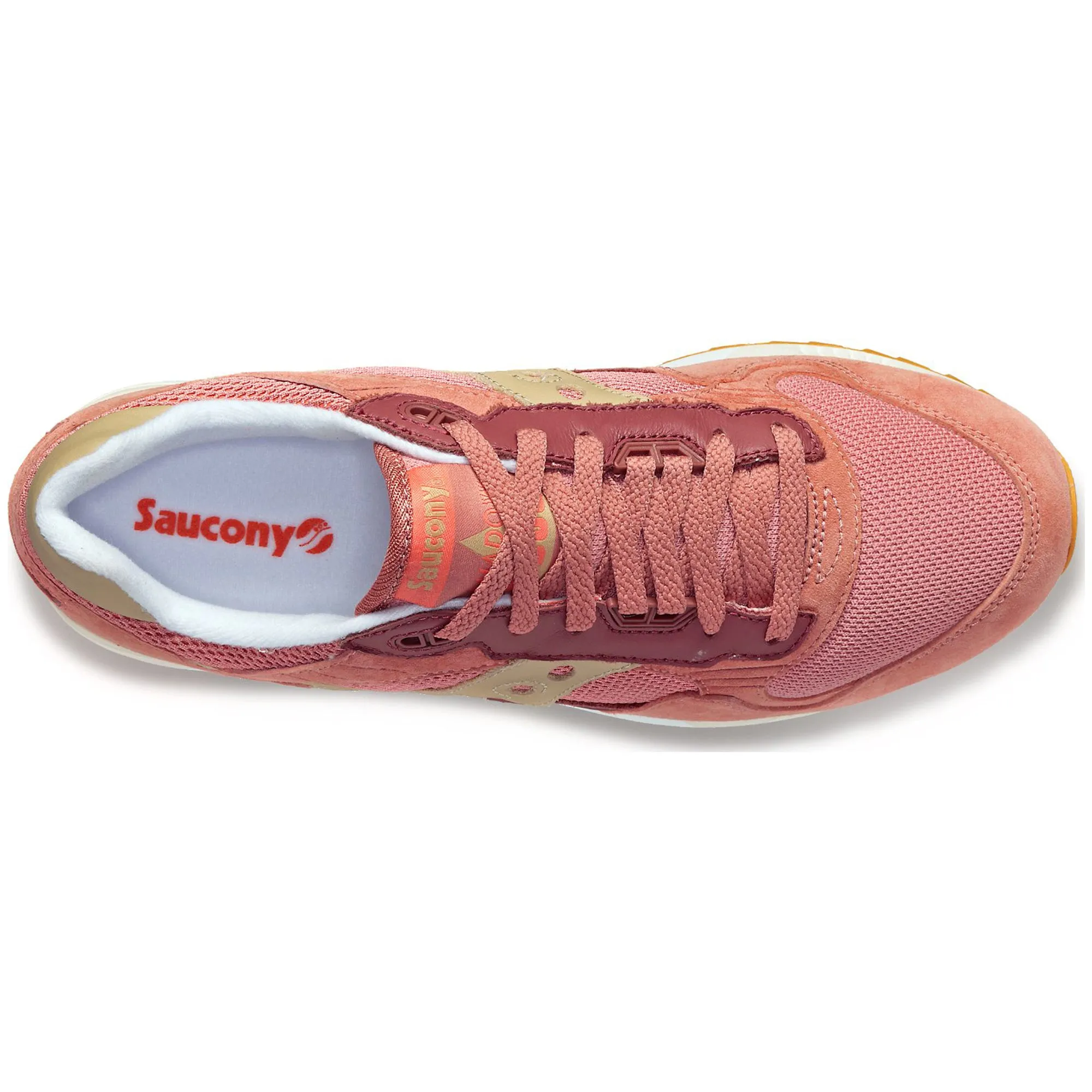 Saucony Shadow 5000 Premium Pack Trainers - Coral/Tan