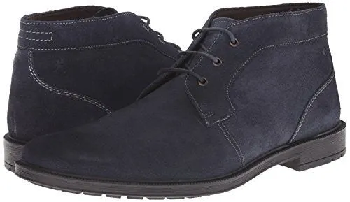 STACY ADAMS MEN'S DABNEY CHUKKA BOOT, NAVY SUEDE, 13 W US