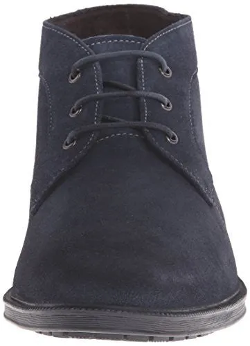 STACY ADAMS MEN'S DABNEY CHUKKA BOOT, NAVY SUEDE, 13 W US